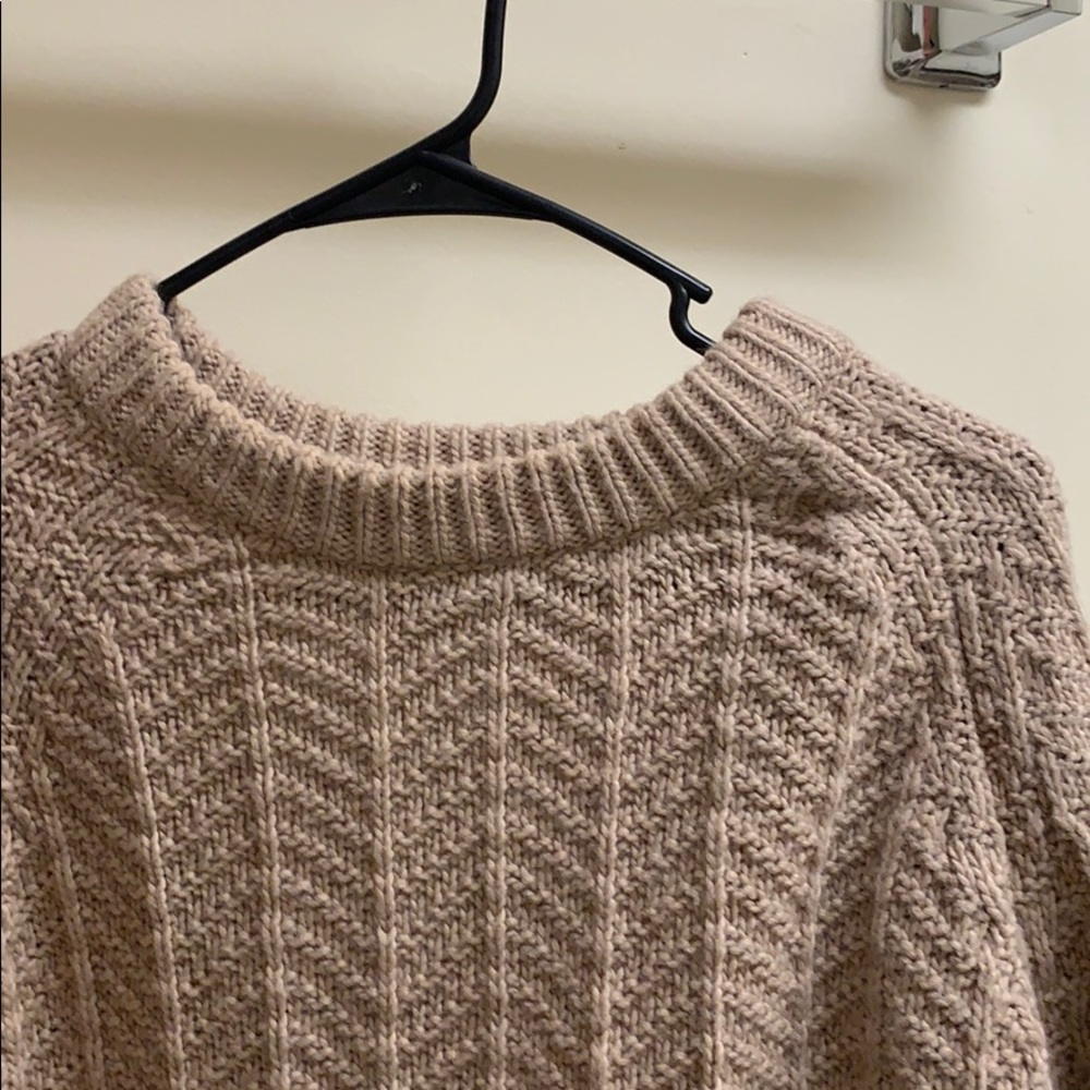 ran cable knit sweater